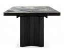 Керамический стол Мален 240x110 mineral stone baldoser / черный