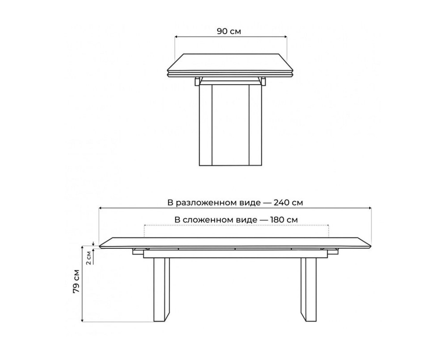 Керамический стол Бернардо 180x90 черный мрамор / дуб монтана