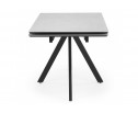Керамический стол Вилли 120(180)х80 сarmen light grey / черный