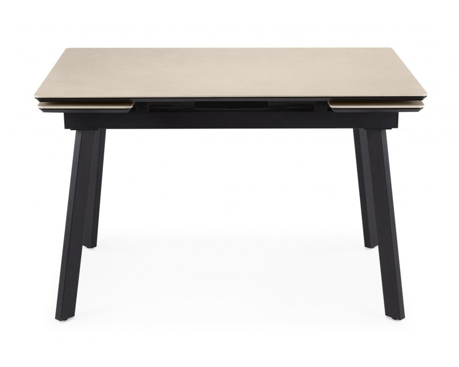 Керамический стол Норман 140(200)х80 carmen light grey / черный