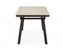 Керамический стол Норман 140(200)х80 carmen light grey / черный