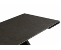 Керамический стол Шелтон 180(260)x90 massa ink gray / черный