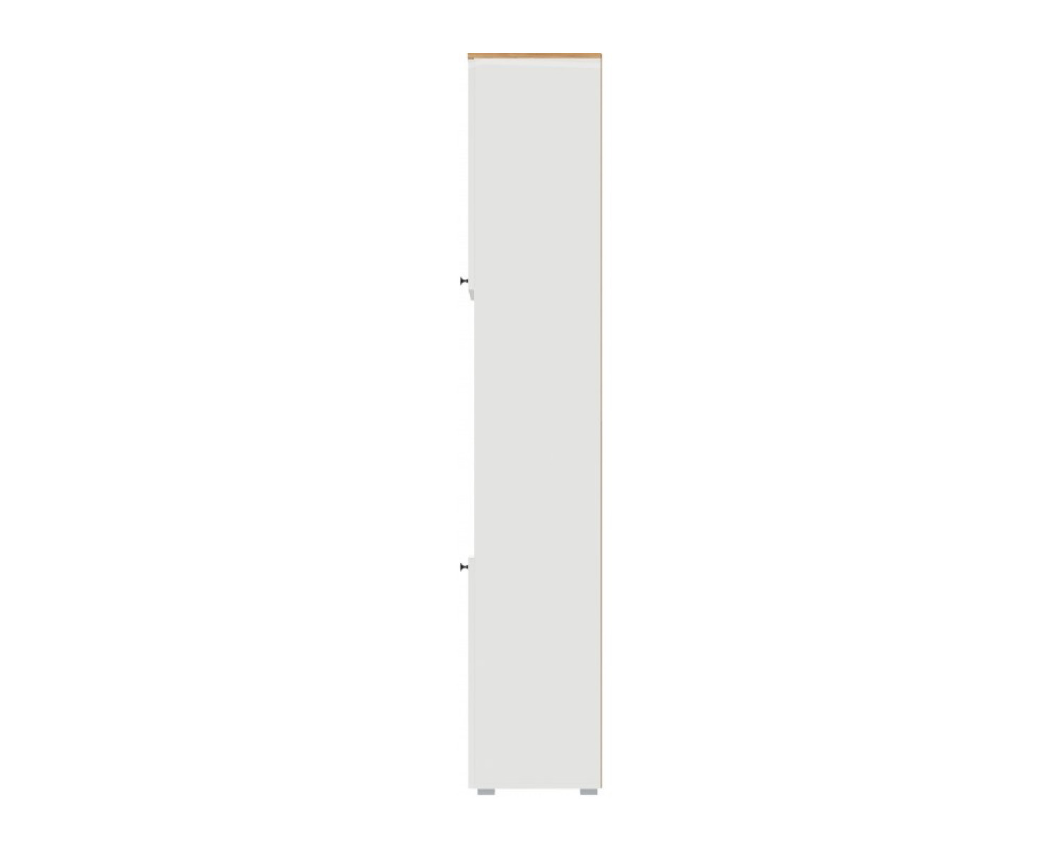 Стеллаж Опра белый шагрень / дуб золотой craft