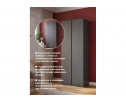 Шкаф Кассий 80 2-х ств графит