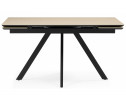 Керамический стол Вилли 120(180)х80 okara light yellow / черный