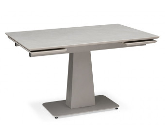 Керамический стол Мун 120(180)х80 carmen light gray / серый матовый