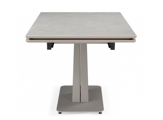 Керамический стол Мун 120(180)х80 carmen light gray / серый матовый
