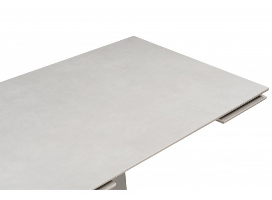Керамический стол Мун 120(180)х80 carmen light gray / серый матовый