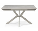 Керамический стол Пантон 120(180)х80 carmen light gray / серый матовый