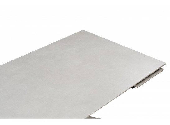 Керамический стол Пантон 120(180)х80 carmen light gray / серый матовый