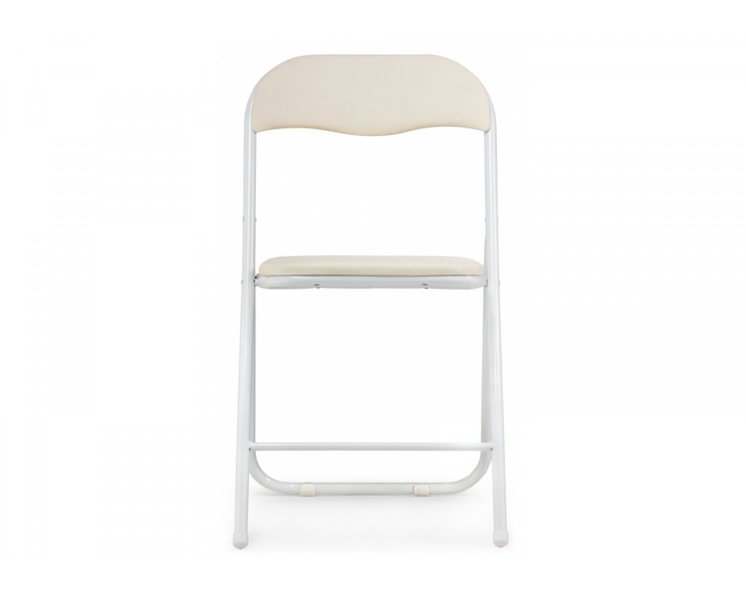 Стул на металлокаркасе Fold 1 складной beige / white