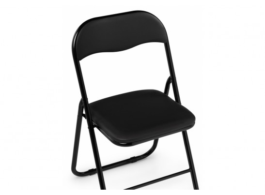 Стул на металлокаркасе Fold 1 складной black / black