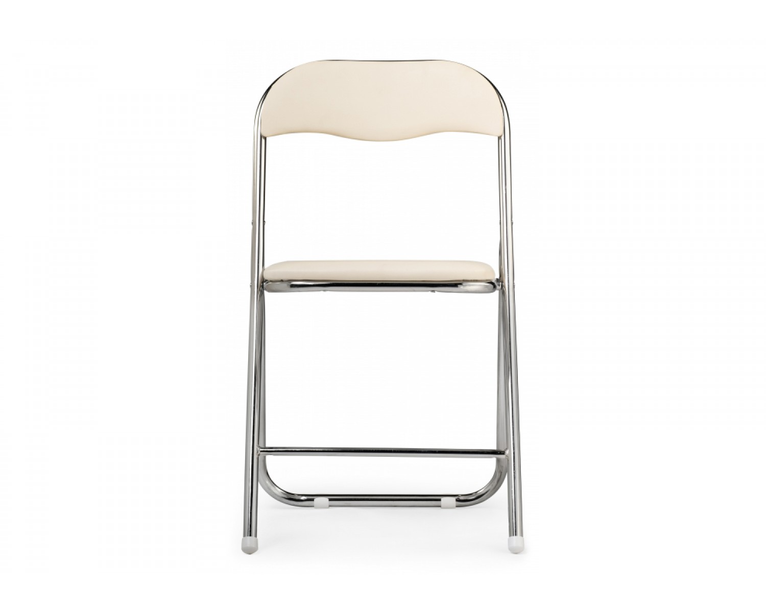 Стул на металлокаркасе Fold 1 складной beige / chrome