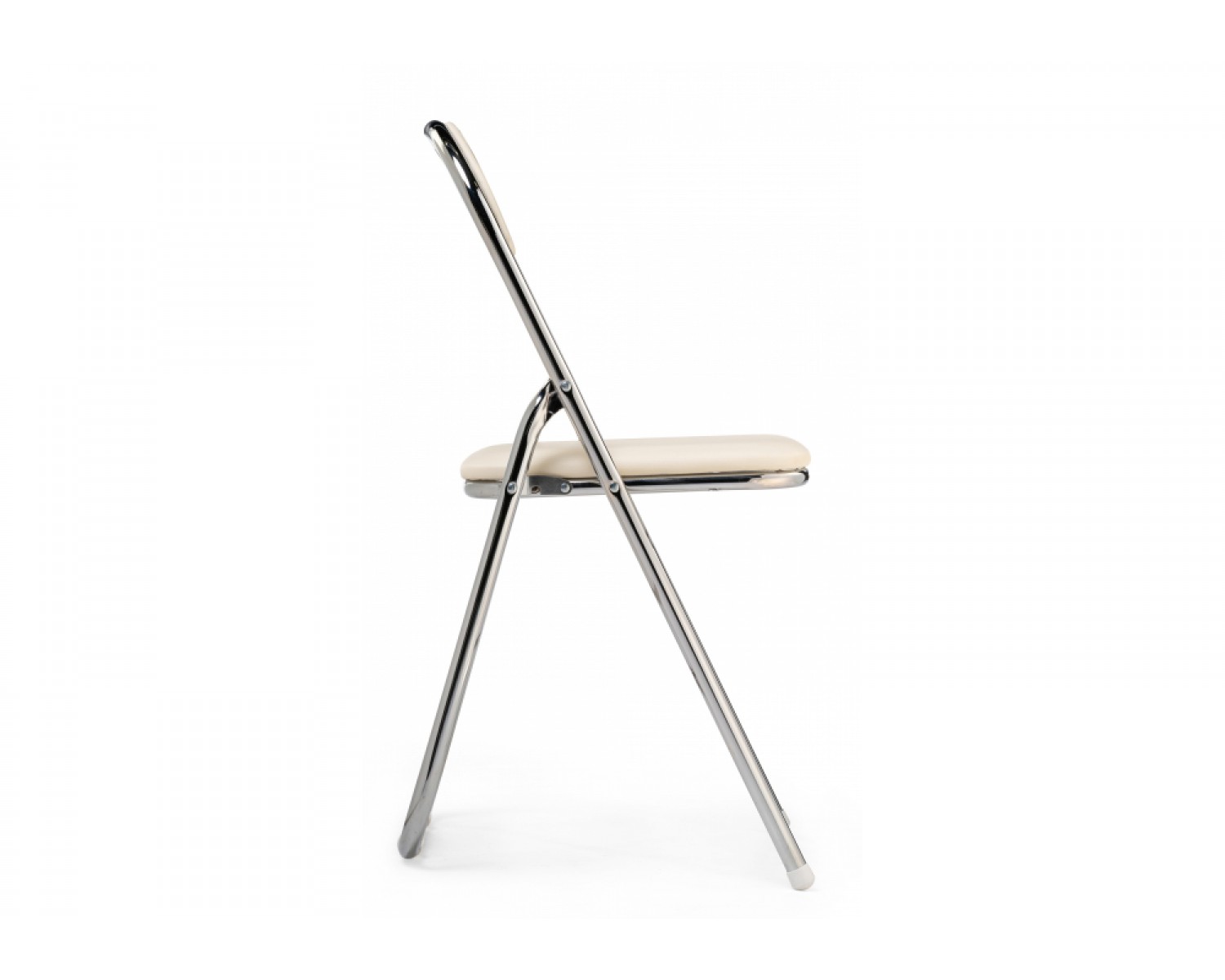 Стул на металлокаркасе Fold 1 складной beige / chrome