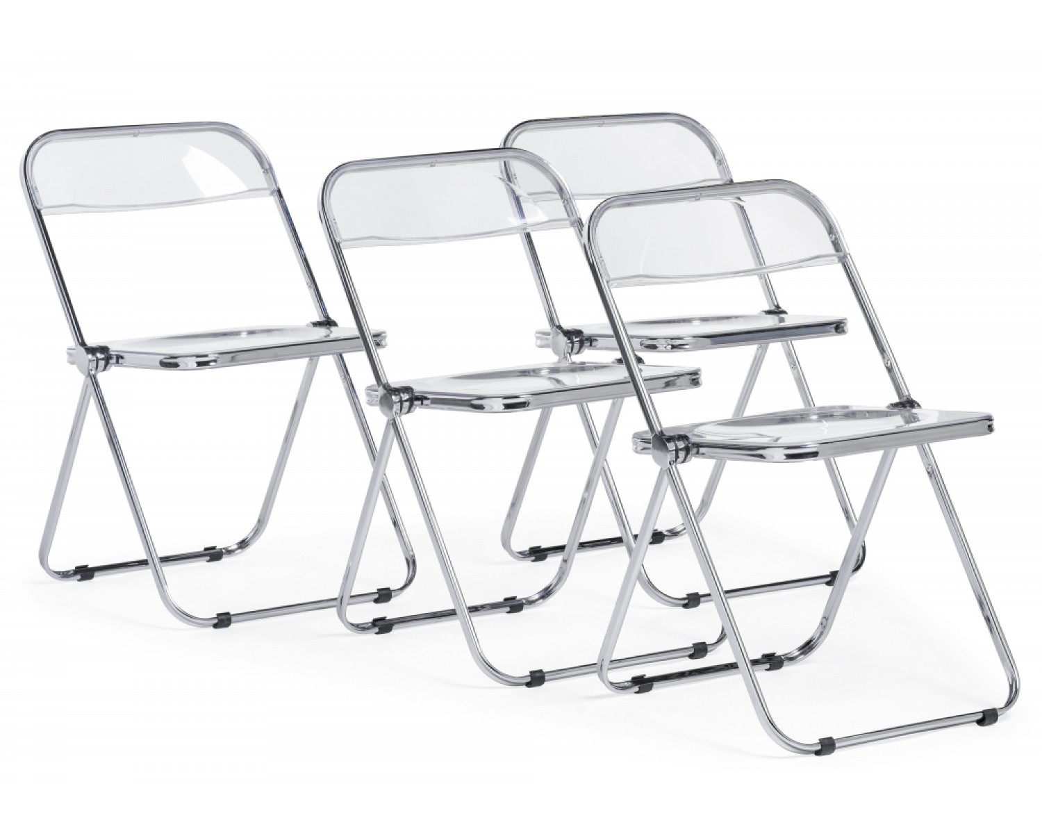 Пластиковый стул Fold складной clear
