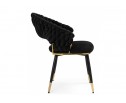 Стул на металлокаркасе Rakel black / gold