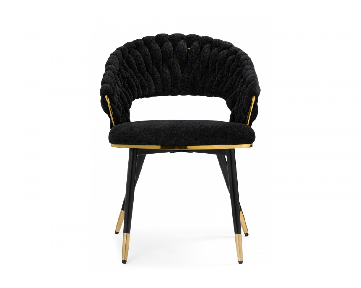 Стул на металлокаркасе Rakel black / gold