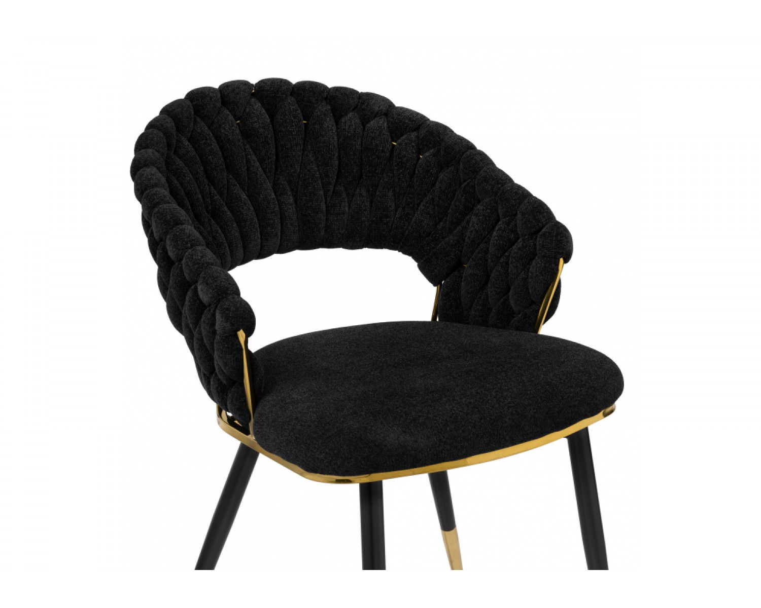 Стул на металлокаркасе Rakel black / gold