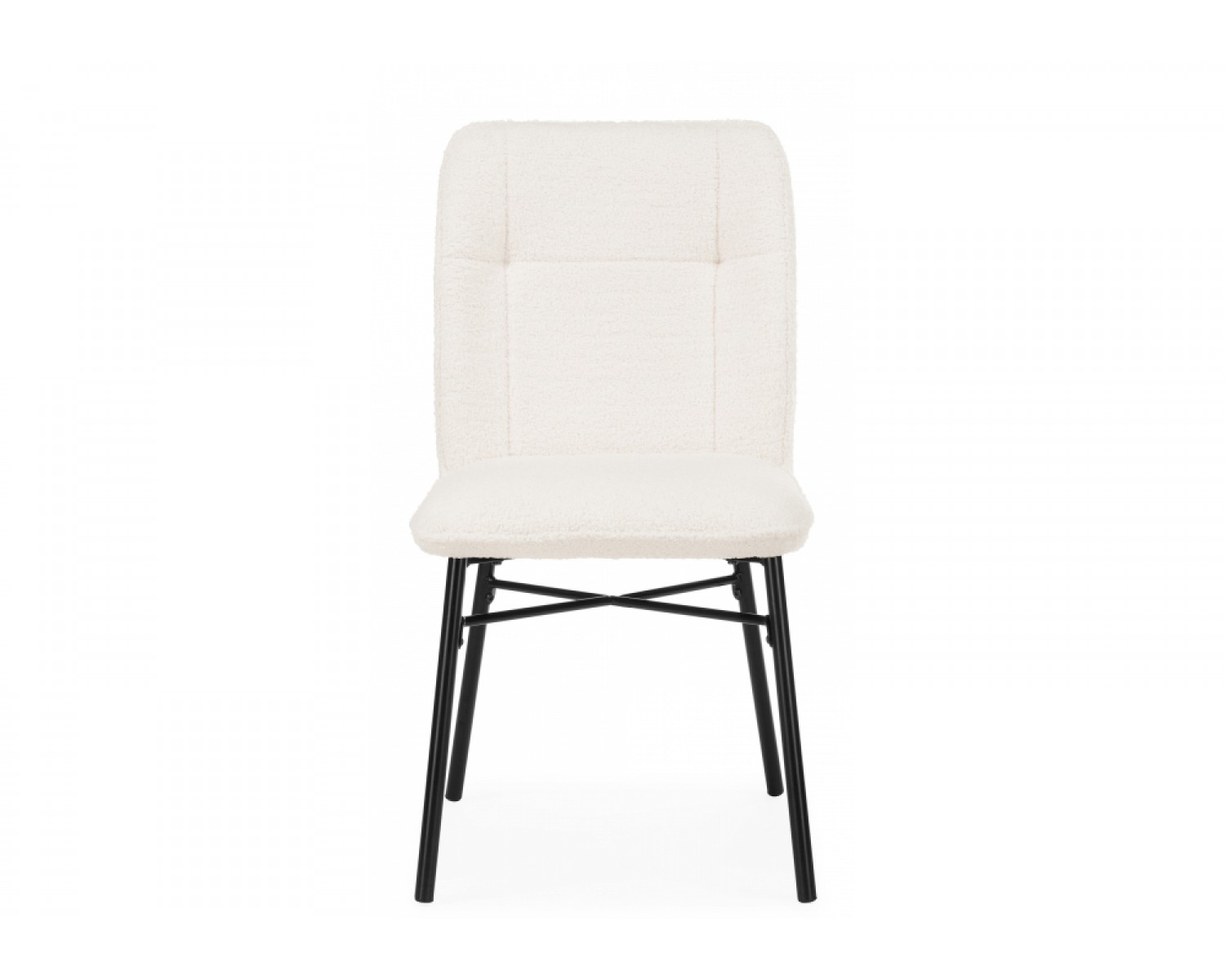 Стул на металлокаркасе Denis beige / black