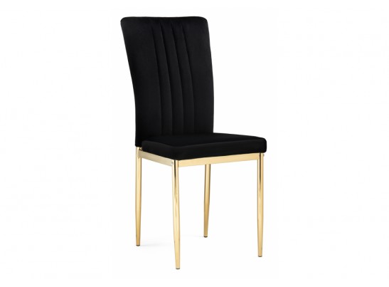 Стул на металлокаркасе Rek black / gold