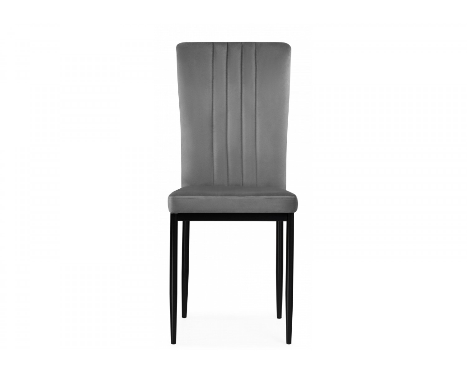 Стул на металлокаркасе Rek dark gray / black