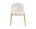 Стул на металлокаркасе Kalipso 1 white / gold