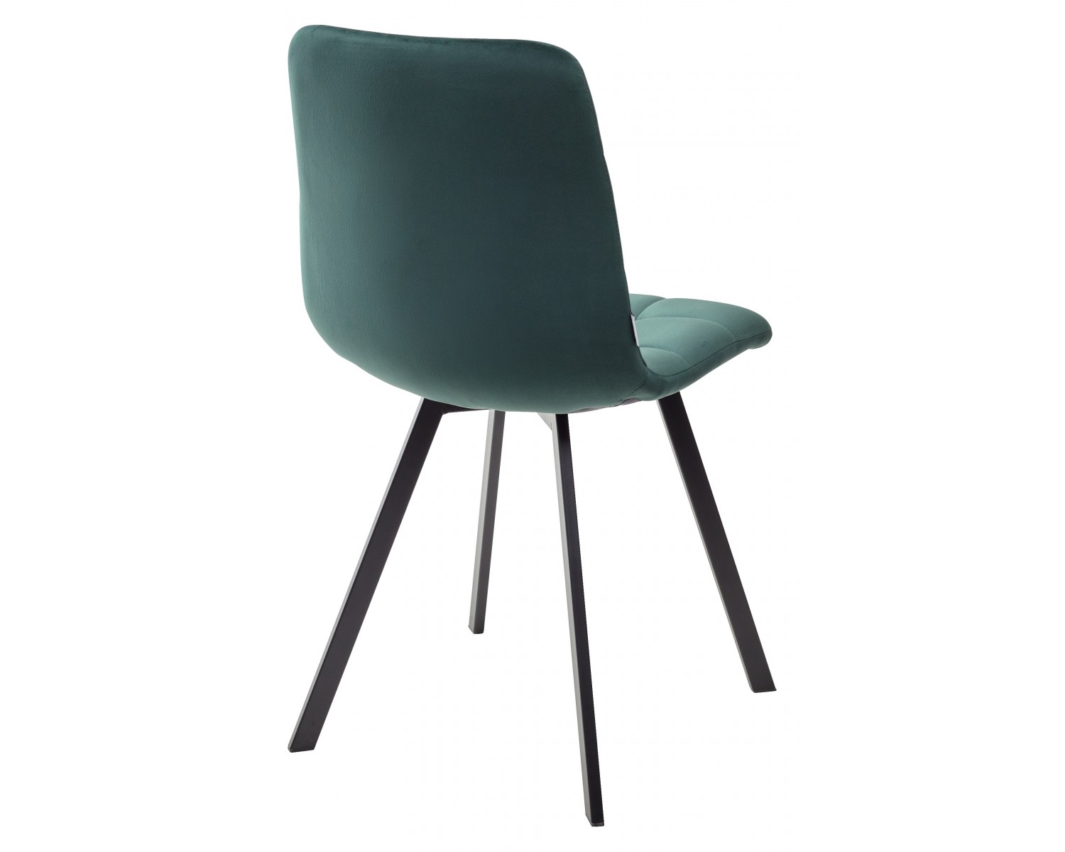 Стул CHILLI SQUARE BLUVEL-78 GREEN, велюр / черный каркас,