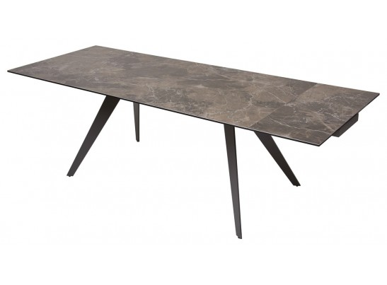 Стол ACERRA 160 KL-19 СЕРО-КОРИЧНЕВЫЙ КАМЕНЬ, итальянская керамика / Grey 1 