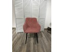Стул BRANDY WZ2042-11 брусничный фактурный велюр/ черный каркас 