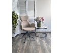 Стул VARDY 360 град.поворот. бежевый букле XD841-06 / Серый, ®DISAUR