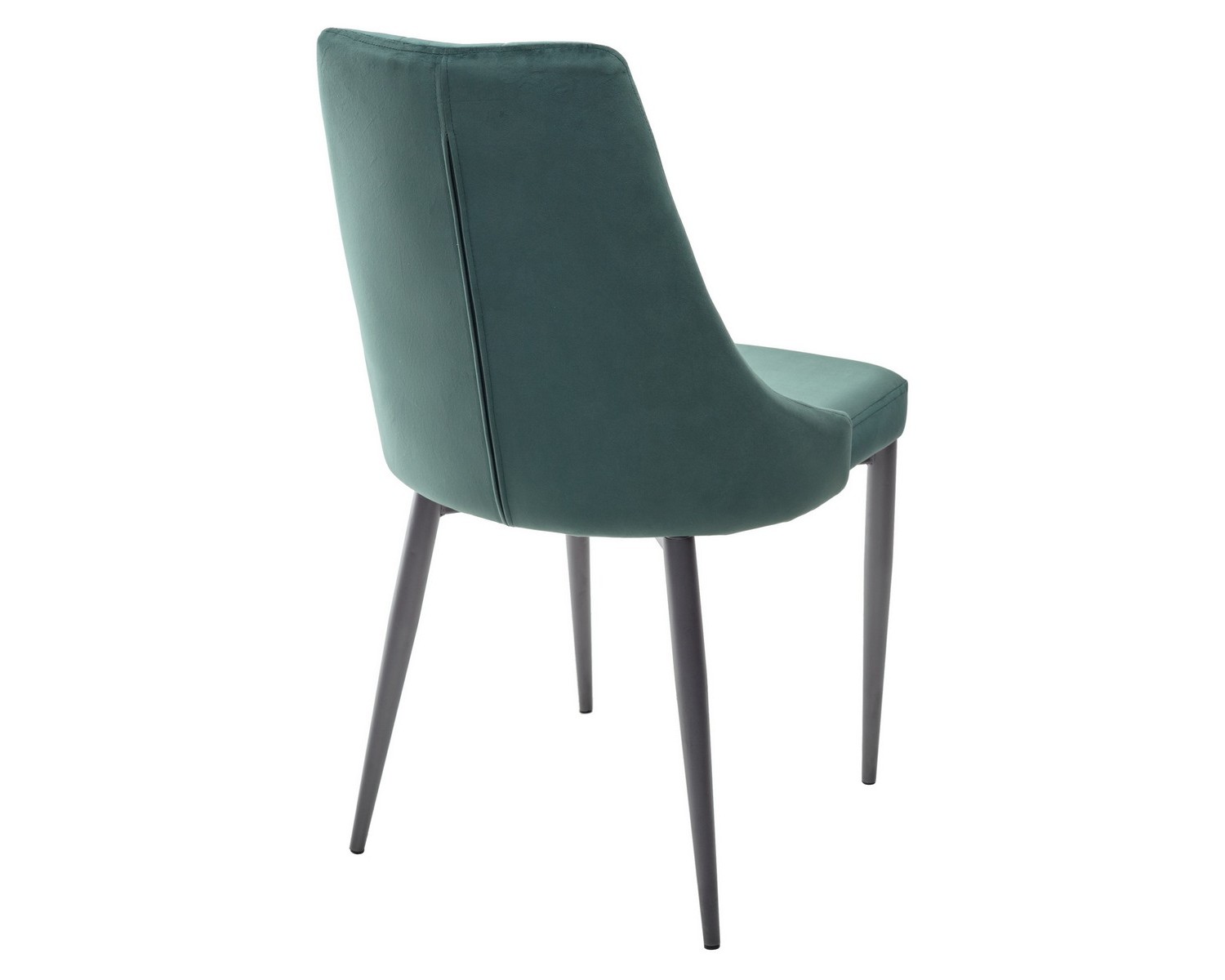 Стул NEPAL BLUVEL-78 GREEN/ серый каркас, велюр