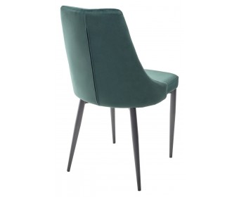 Стул NEPAL BLUVEL-78 GREEN/ серый каркас, велюр