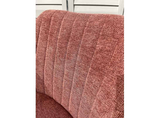 Стул BRANDY WZ2042-11 брусничный фактурный велюр/ черный каркас 