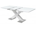Стол CONTI 140 WHITE GLASS белый глянец 