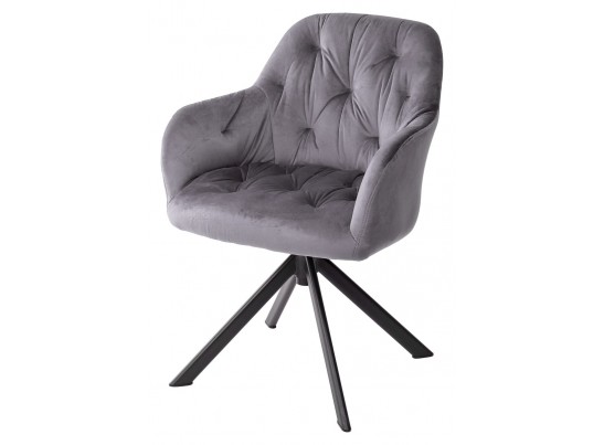 Стул CROCUS DARK GREY поворот.360 град.