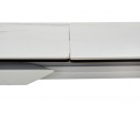 Стол CREMONA 160 HIGH GLOSS STATUARIO Белый мрамор глянцевый, керамика/ белый каркас 