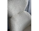 Стул VARDY 360 град.поворот. Белый букле XD841-01 / Серый, ®DISAUR