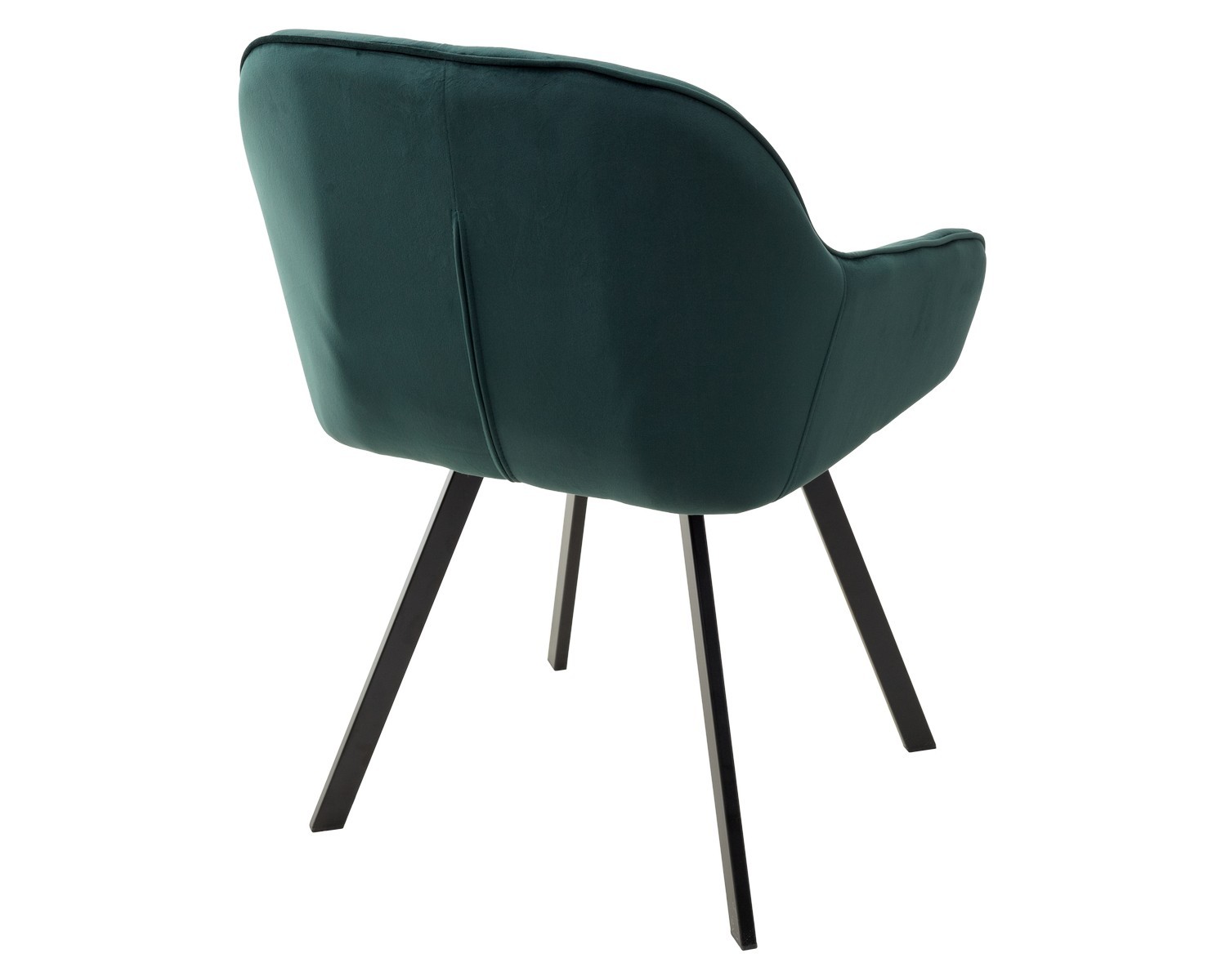 Стул GALE 360 град. поворот. BLUVEL-78 GREEN, велюр/ черный каркас,