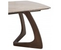 Стол DAKAR 180 GLOSS AMBER JADE SOLID CERAMIC / Орех, ®DISAUR