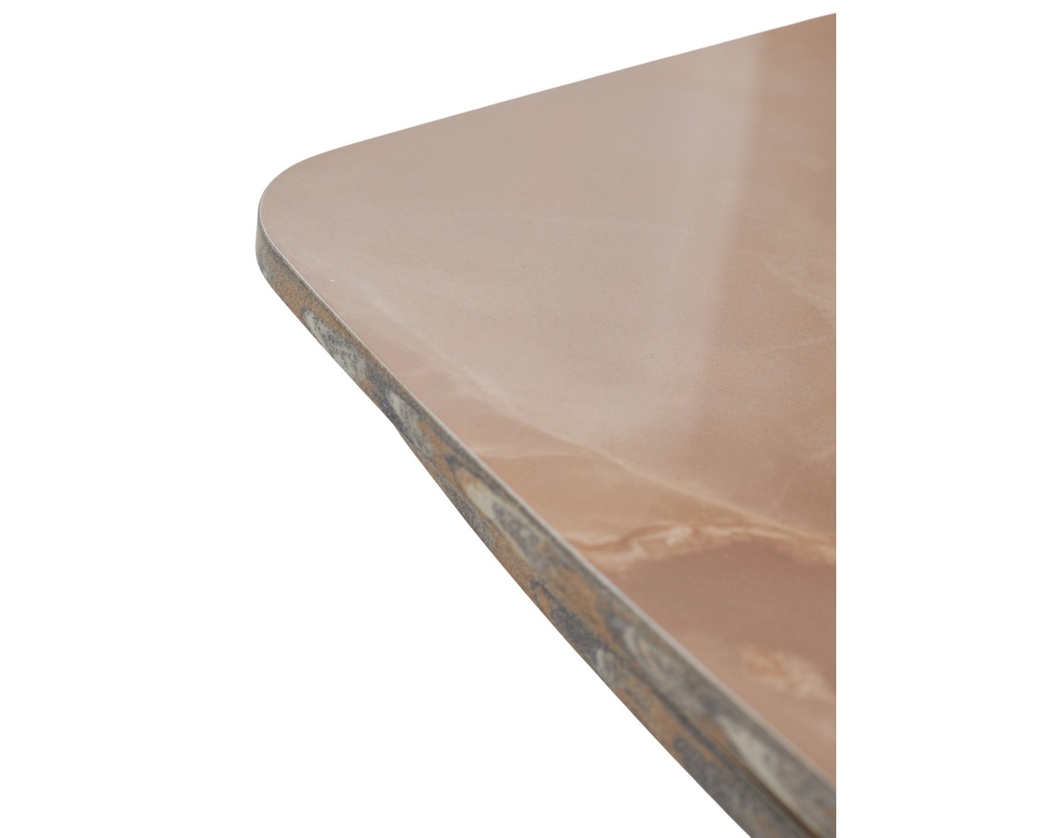 Стол DAKAR 180 GLOSS AMBER JADE SOLID CERAMIC / Орех, ®DISAUR