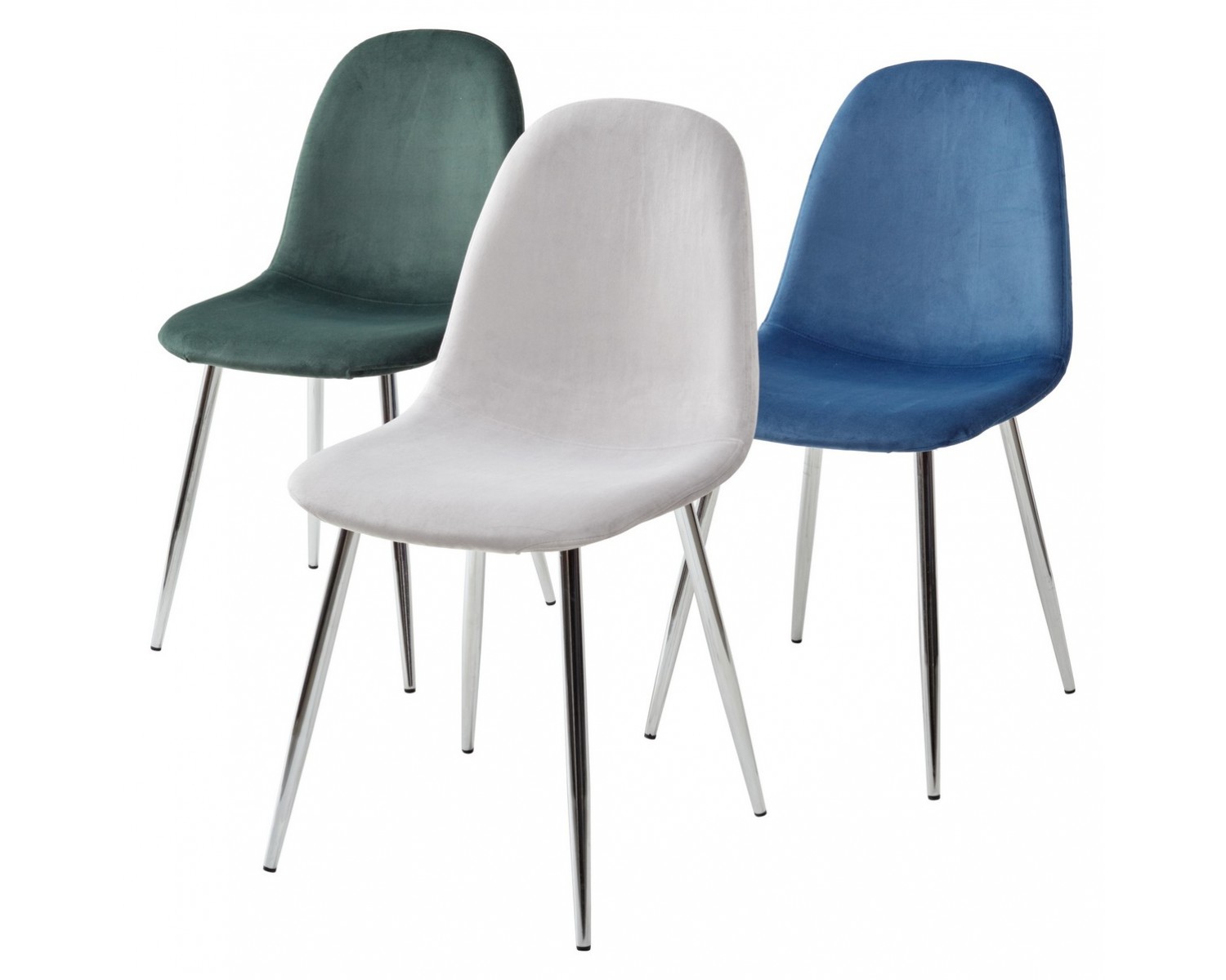Стул PESCARA UF910-02 LIGHT GREY, велюр