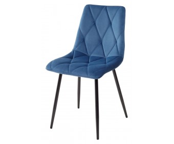 Стул NAPOLI UF910-18 NAVY BLUE, велюр 