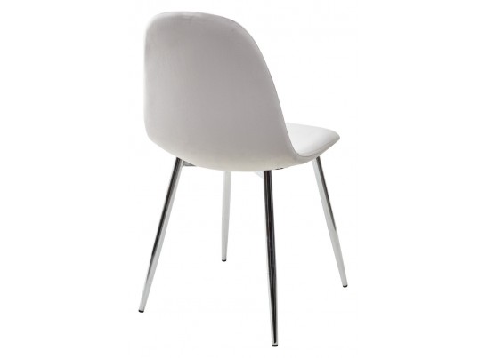 Стул PESCARA UF910-02 LIGHT GREY, велюр 