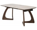 Стол DAKAR 180 GLOSS AMBER JADE SOLID CERAMIC / Орех, ®DISAUR