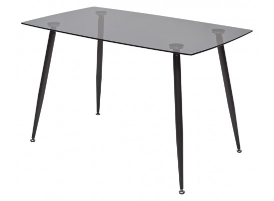 Стол RONDO 120 дымчатый 