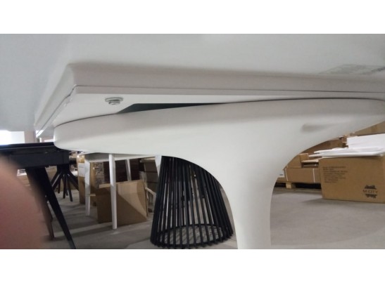 Стол AVOLA 180 MATT WHITE MARBLE SOLID CERAMIC / WHITE 