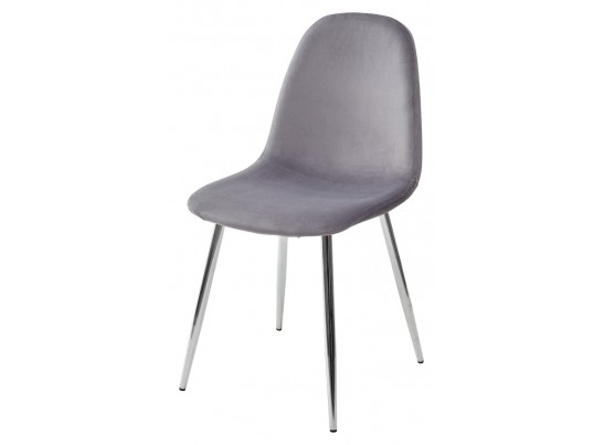 Стул PESCARA UF910-05 DARK GREY, велюр 