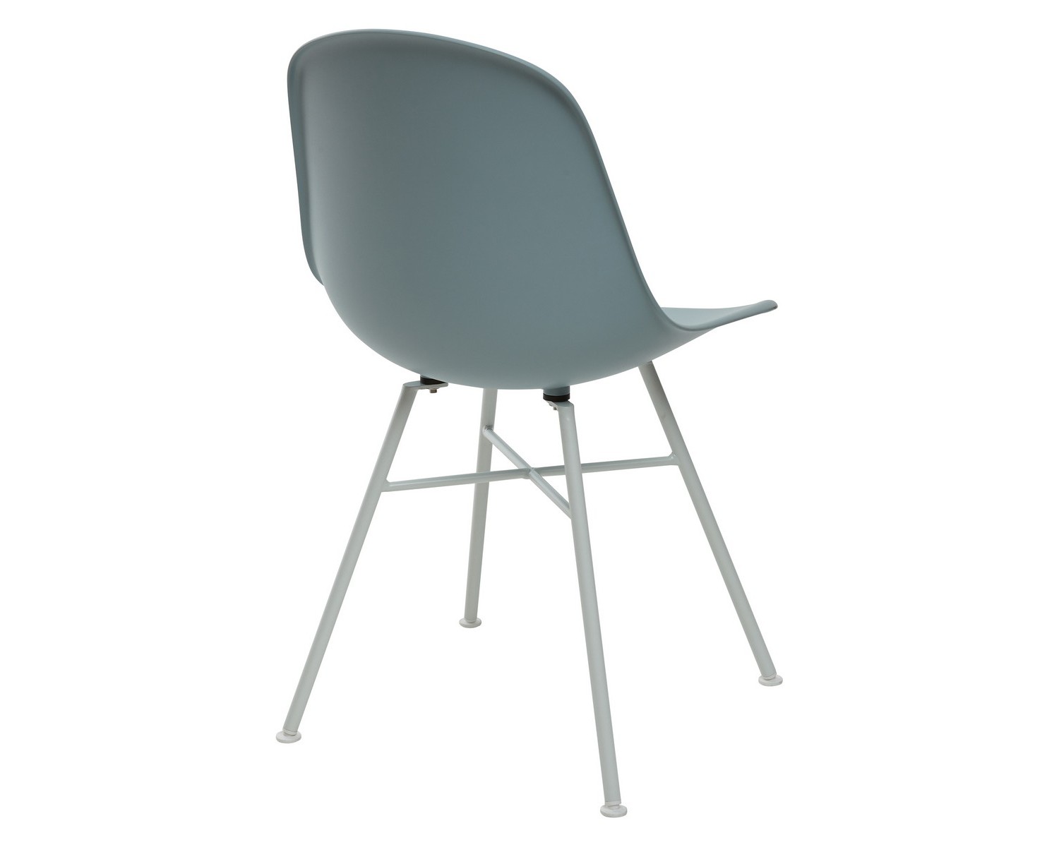 Стул BONNIE 292-CPP ICE BLUE/ WHITE на металлическом каркасе