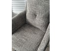 Стул MEADOW 360 град. поворот. Темно-серый XD841-16, букле / черный каркас, ®DISAUR