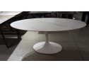 Стол AVOLA 180 MATT WHITE MARBLE SOLID CERAMIC / WHITE 